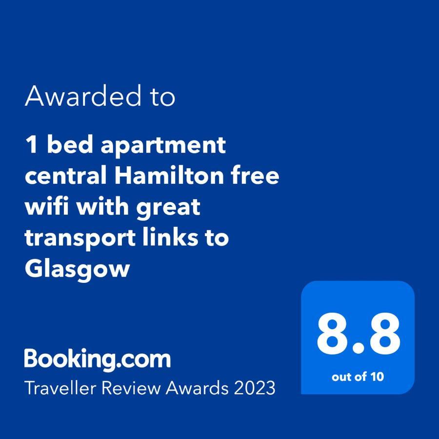 1 Bed Apartment Central Hamilton Free Wifi With Great Transport Links To Glasgow Εξωτερικό φωτογραφία